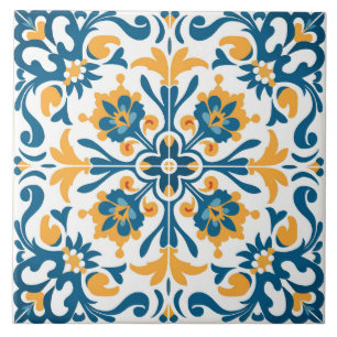 Azulejo Español Baldosa Cerámica Mediterránea
