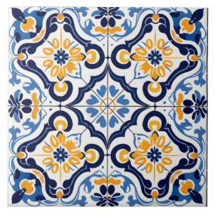 Azulejo Español Baldosa Cerámica Mediterránea