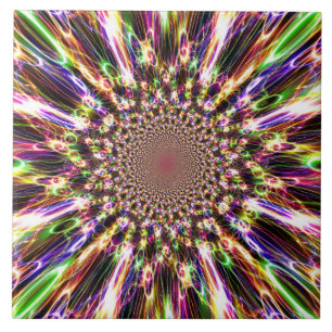 Azulejo Espectacular mosaico arcoiris