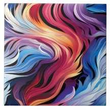 Espectacular patrón de Swirl colorido