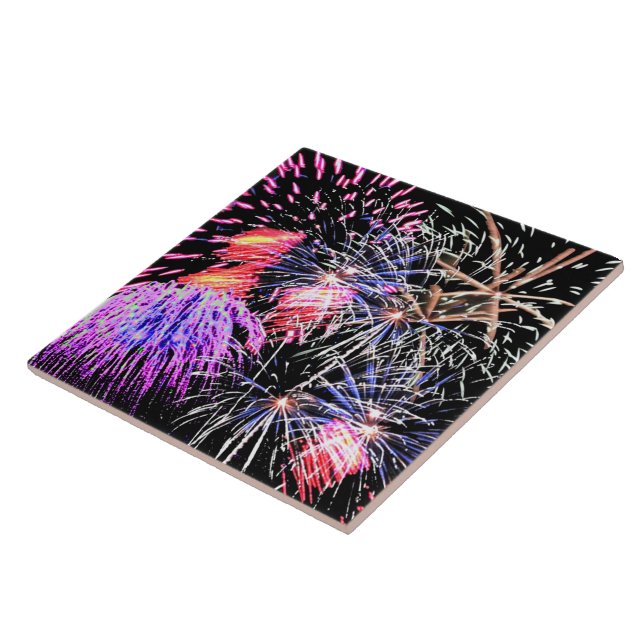 Azulejo Espectáculo de Fuegos Artificiales (Lado)