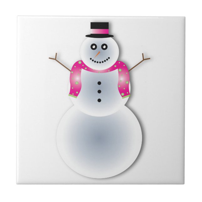 Azulejo espeluznante navidad (Frente)