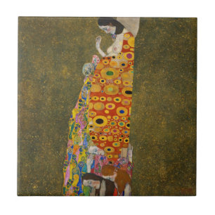 Azulejo Esperanza II de Gustav Klimt, Arte Nouveau antiguo