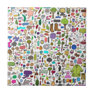 Azulejo Espío con mi pequeño ojo