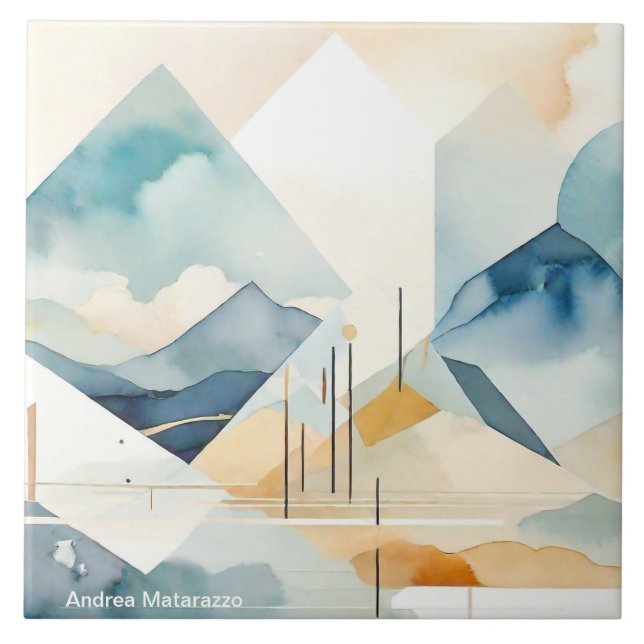 Azulejo Espíritu abstracto (Frente)