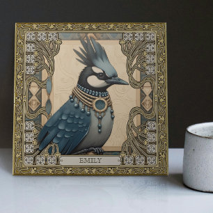 Azulejo Espíritu de Animal Azul Encantado Personalizable