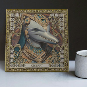 Azulejo Espíritu de delfín místico Tributo tribal personal