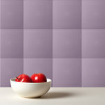 Azulejo Espliego polvoriento púrpura de color sólido<br><div class="desc">Diseño de lavanda de color sólido y liso,  polvoriento púrpura.</div>