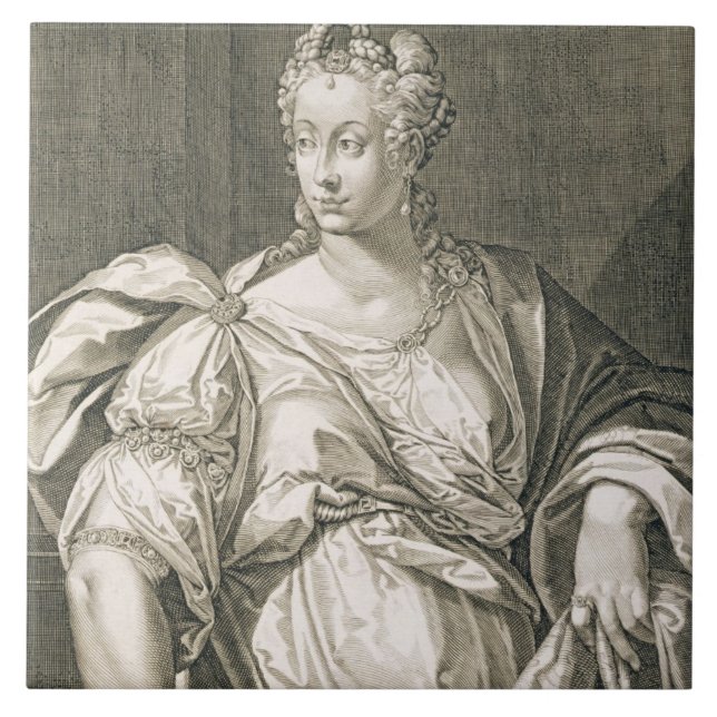 Azulejo Esposa de Livia Drusilla (c.55 A.C. - ANUNCIO 29) (Frente)