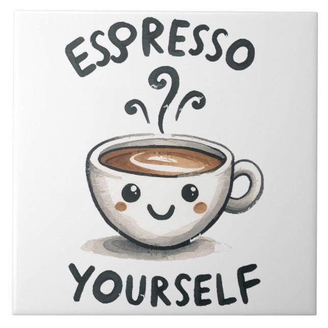 Azulejo Espresso café (Frente)