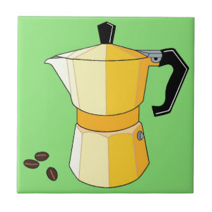 Azulejo Espresso de arcoiris amarillo