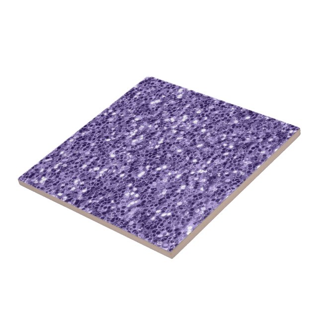 Azulejo Espuma purpurina púrpura ultravioleta (Lado)