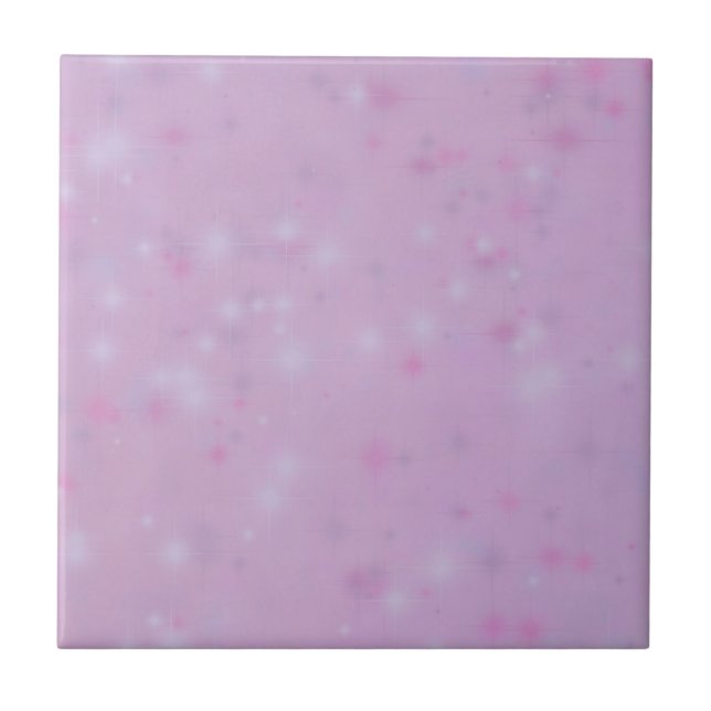 Azulejo Espuma rosa Pequeña Mosaica Cerámica (Frente)