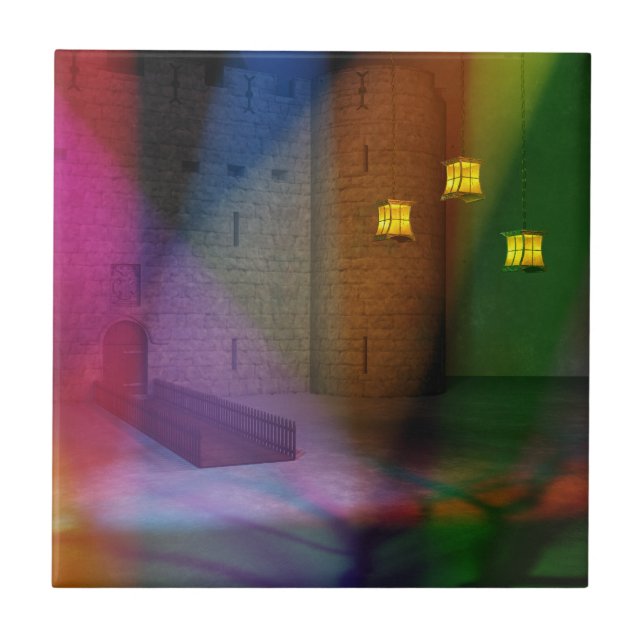 Azulejo Esta gran etapa de tontos mosaicos decorativos (Frente)