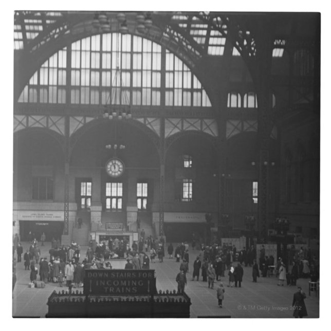 Azulejo Estación de ferrocarril (Frente)