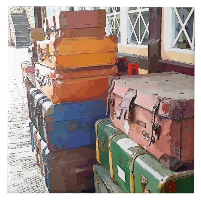 AZULEJO ESTACIONES DE TREN (Frente)