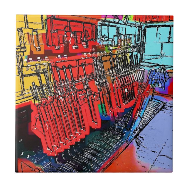 AZULEJO ESTACIONES DE TREN (Frente)