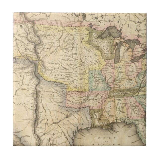 Azulejo Estados Unidos 29 (Frente)