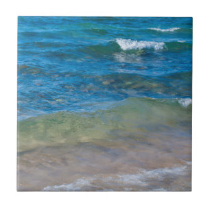 Azulejo Estados Unidos, Michigan. Aguas Claras Del Lago Su