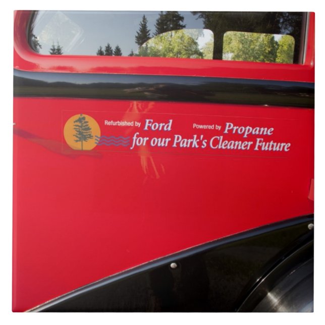 Azulejo Estados Unidos, Montana, Parque Nacional Glacier,  (Frente)