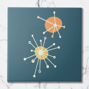 Azulejo Estallido de estrellas atómico de mediados de sigl