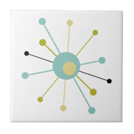 Azulejo Estallido de la era atómica a mediados del siglo m