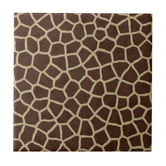 Azulejo Estampa de animal de jirafa (Frente)