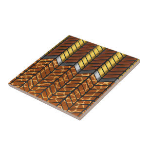 Azulejo Estampado Animal de Jirafa Chevron Zigzag Moderno