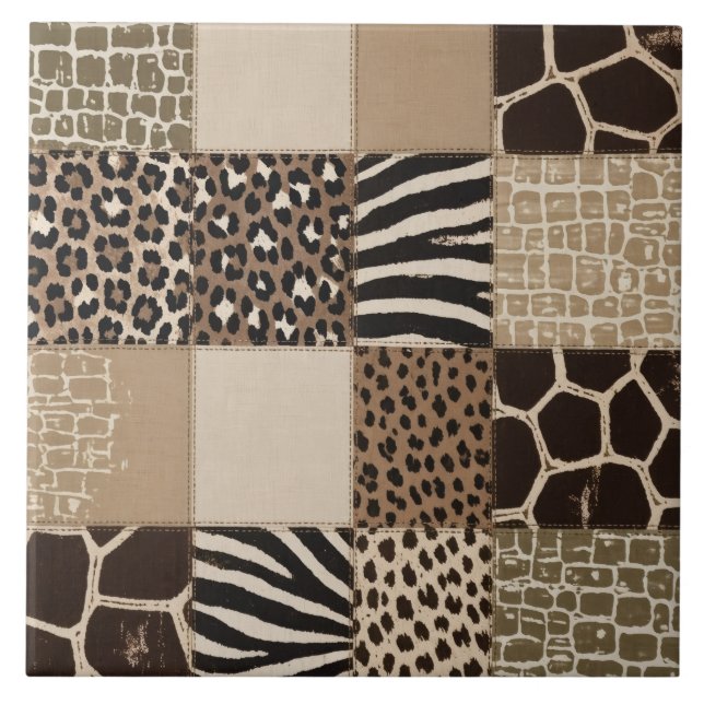 Azulejo Estampado Animal de Parche (Frente)