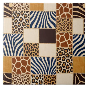 Azulejo Estampado Animal de Parche