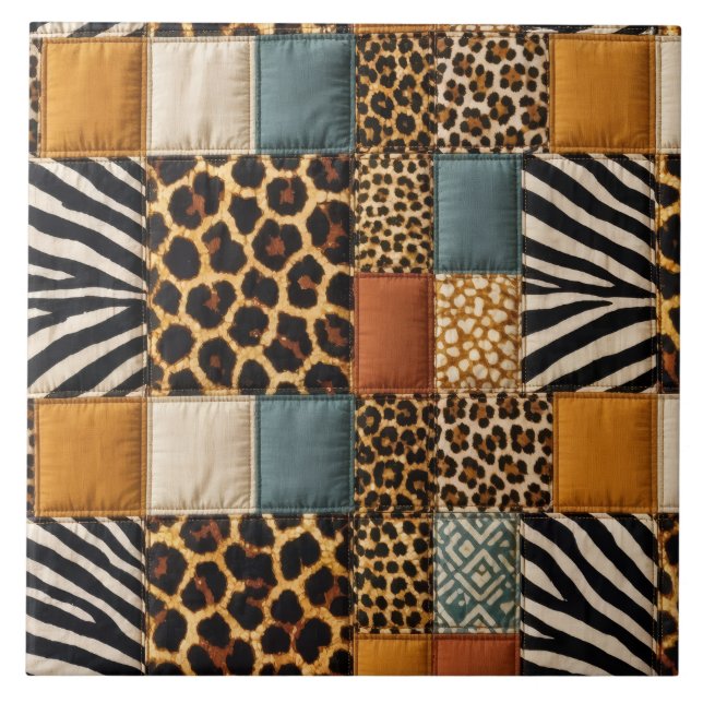 Azulejo Estampado Animal de Parche (Frente)