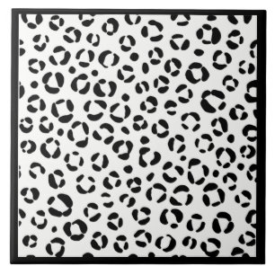 Azulejo Estampado de animales en B&W