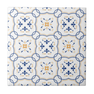 Azulejo Estampado de flores