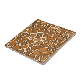 Azulejo Estampado de patrón de pelaje de jirafa