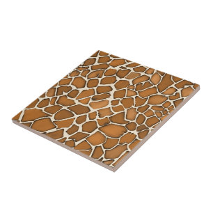Azulejo Estampado de patrón de pelaje de jirafa