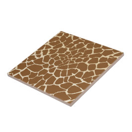 Azulejo Estampado de patrón de pelaje de jirafa