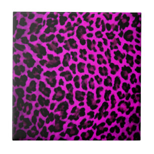 Azulejo Estampado leopardo púrpura
