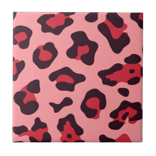 Azulejo Estampado leopardo rosado