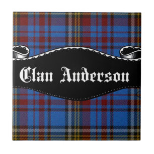 Azulejo Estandarte del Clan Anderson