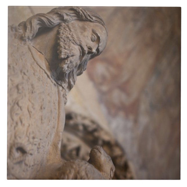 Azulejo Estatua de San Juan Bautista (Frente)