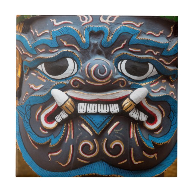 Azulejo Estatua en el Gran Palacio (Frente)