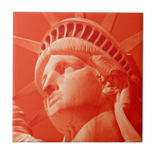Azulejo Estatua Roja de la Libertad