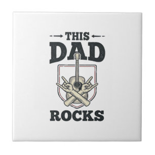 Azulejo Este Papá es Genial Diseño de Camiseta para Papá c