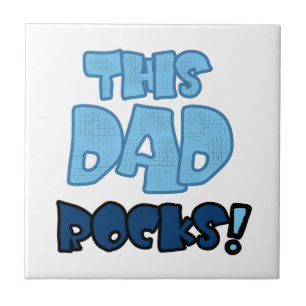 Azulejo Este papá roca regalos