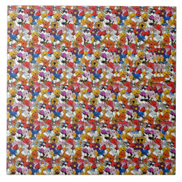 Azulejo ESTEREOGRAMA DE PÁJARO VOLANDO 4.25x4.25, 6x6 pulg