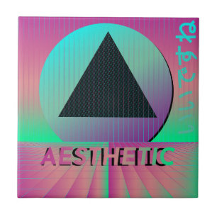 Azulejo estética de vaporwave