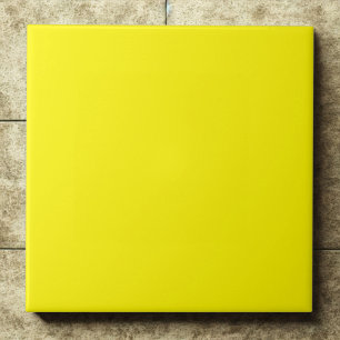Azulejo Estilo animado de acento amarillo limón