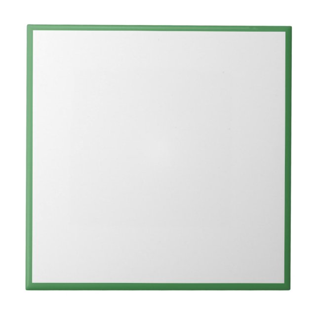 Azulejo Estilo de arte aborigen uniforme verde Tile cerámi (Frente)