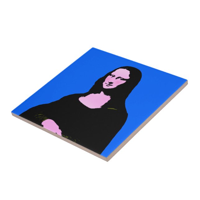 Azulejo Estilo de arte pop Mona Lisa (Lado)