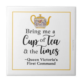 Azulejo Estilo de época victoriano de la realeza británica